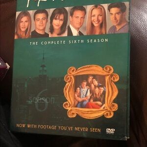 FRIENDS DVD The Complete Sixth Season Teal Green and Gold Cover